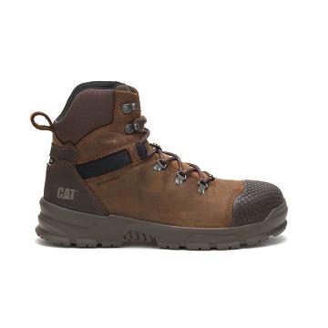 Caterpillar Accomplice X Waterproof Steel Varvas Miesten Turvasaappaat Kahvi | CAT091-FI