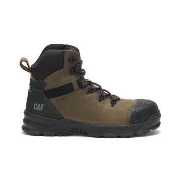 Caterpillar Accomplice X Waterproof Steel Varvas Miesten Työsaappaat Oliivinvihreä | CAT273-FI