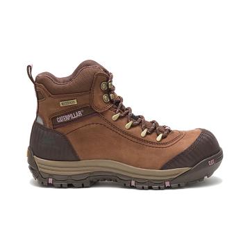 Caterpillar Ally Waterproof Composite Varvas Naisten Turvasaappaat Ruskea | CAT408-FI