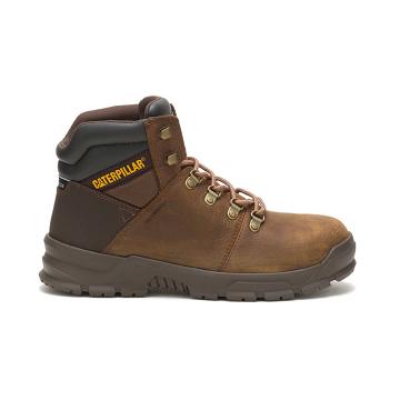 Caterpillar Charge Waterproof Alloy Varvas Miesten Turvasaappaat Kahvi | CAT088-FI