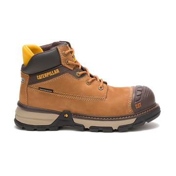 Caterpillar Excavator Superlite Waterproof Carbon Composite Varvas Naisten Turvasaappaat Ruskea | CA