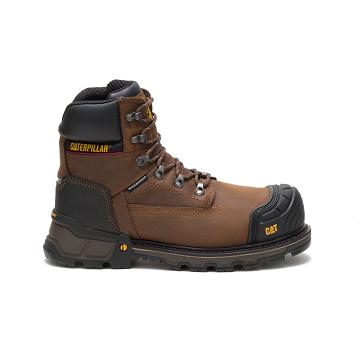 Caterpillar Excavator XL 6" Waterproof Composite Varvas Miesten Turvasaappaat Kahvi | CAT049-FI