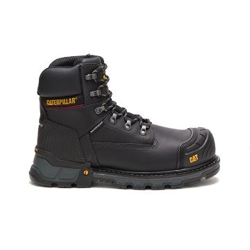 Caterpillar Excavator XL 6" Waterproof Composite Varvas Miesten Työsaappaat Mustat | CAT237-FI