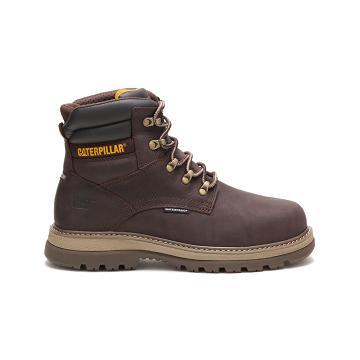 Caterpillar Fairbanks 6" Waterproof Steel Varvas Miesten Turvasaappaat Kahvi | CAT004-FI