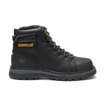 Caterpillar Foxfield Steel Varvas Miesten Turvasaappaat Mustat | CAT063-FI