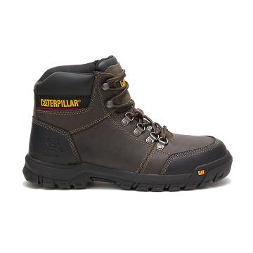 Caterpillar Outline Steel Varvas Miesten Turvasaappaat Harmaat | CAT051-FI