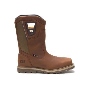 Caterpillar Stillwell Waterproof Steel Varvas Miesten Turvasaappaat Ruskea | CAT033-FI